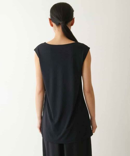HIROKO BIS / ヒロコビス タンクトップ | フレンチスリーブチュニックタンクトップ /洗濯機で洗える | 詳細2