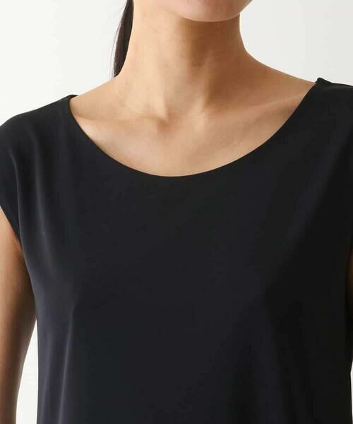 HIROKO BIS / ヒロコビス タンクトップ | フレンチスリーブチュニックタンクトップ /洗濯機で洗える | 詳細3