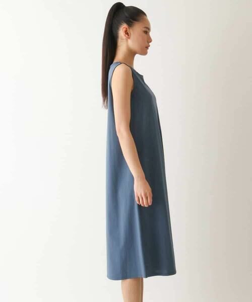 HIROKO BIS / ヒロコビス ロング・マキシ丈ワンピース | 【UVカット/遮熱性】ラッセルメッシュAラインワンピース /洗濯機で洗える | 詳細10