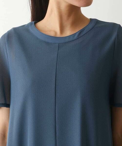 HIROKO BIS / ヒロコビス ロング・マキシ丈ワンピース | 【UVカット/遮熱性】ラッセルメッシュAラインワンピース /洗濯機で洗える | 詳細3