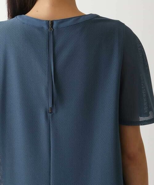 HIROKO BIS / ヒロコビス ロング・マキシ丈ワンピース | 【UVカット/遮熱性】ラッセルメッシュAラインワンピース /洗濯機で洗える | 詳細4