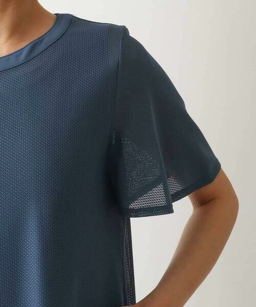 HIROKO BIS / ヒロコビス ロング・マキシ丈ワンピース | 【UVカット/遮熱性】ラッセルメッシュAラインワンピース /洗濯機で洗える | 詳細5