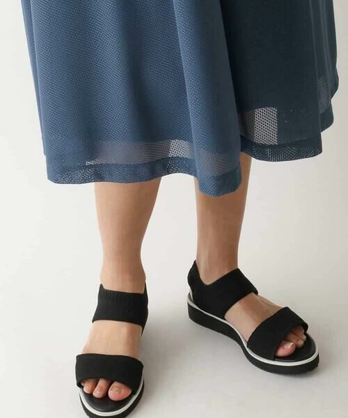 HIROKO BIS / ヒロコビス ロング・マキシ丈ワンピース | 【UVカット/遮熱性】ラッセルメッシュAラインワンピース /洗濯機で洗える | 詳細7