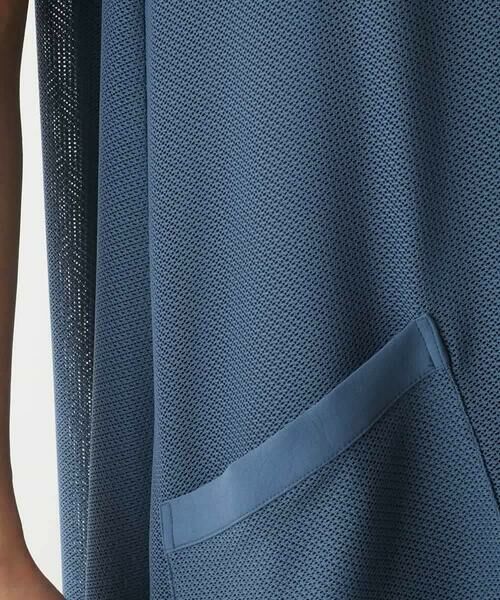 HIROKO BIS / ヒロコビス ロング・マキシ丈ワンピース | 【UVカット/遮熱性】ラッセルメッシュAラインワンピース /洗濯機で洗える | 詳細8