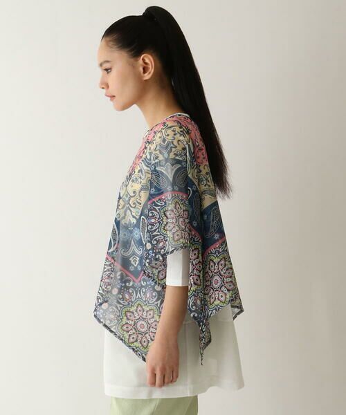 HIROKO BIS / ヒロコビス マフラー・ショール・スヌード・ストール | スカーフ柄マルチWAYストール /洗える | 詳細10