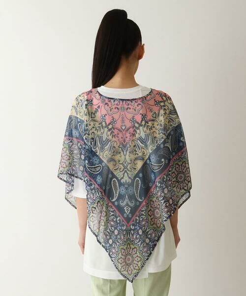 HIROKO BIS / ヒロコビス マフラー・ショール・スヌード・ストール | スカーフ柄マルチWAYストール /洗える | 詳細11