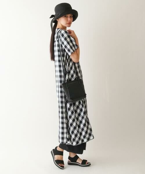 HIROKO BIS / ヒロコビス ショルダーバッグ | ラフィア風素材MIXショルダーバッグ | 詳細9