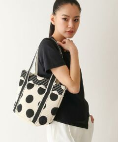 HIROKO BIS / ヒロコビス トートバッグ | ドットジャカードトートバッグ
