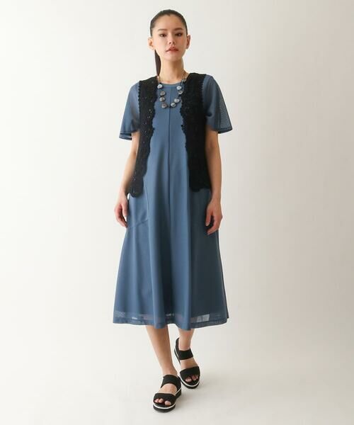 HIROKO BIS / ヒロコビス ベスト | コットンレースジレ /洗える | 詳細13