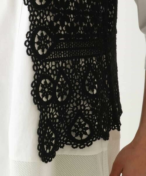 HIROKO BIS / ヒロコビス ベスト | コットンレースジレ /洗える | 詳細6
