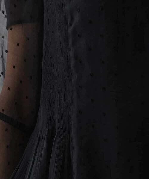HIROKO BIS / ヒロコビス カーディガン・ボレロ | ドットジャカードシアーブラウス | 詳細27