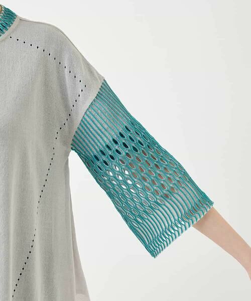 HIROKO BIS / ヒロコビス カーディガン・ボレロ | ペーパーヤーンジップニットカーディガン /洗える | 詳細6