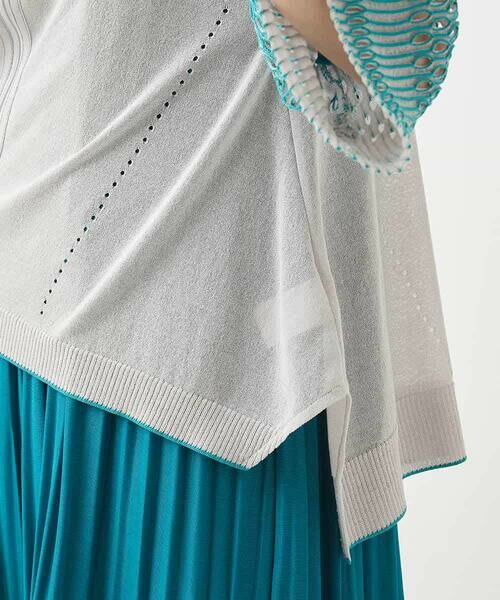 HIROKO BIS / ヒロコビス カーディガン・ボレロ | ペーパーヤーンジップニットカーディガン /洗える | 詳細9
