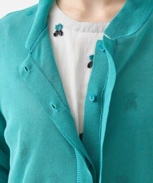 HIROKO BIS / ヒロコビス カーディガン・ボレロ | ボリュームスリーブニットカーディガン /洗える | 詳細1