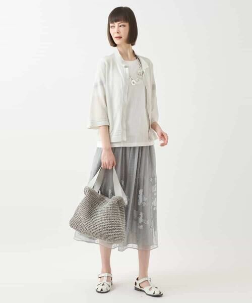 HIROKO BIS / ヒロコビス カーディガン・ボレロ | ボリュームスリーブニットカーディガン /洗える | 詳細10