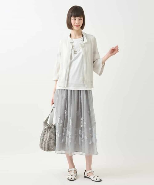 HIROKO BIS / ヒロコビス カーディガン・ボレロ | ボリュームスリーブニットカーディガン /洗える | 詳細11