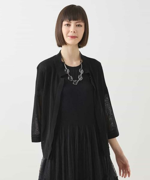 HIROKO BIS / ヒロコビス カーディガン・ボレロ | ボリュームスリーブニットカーディガン /洗える | 詳細13