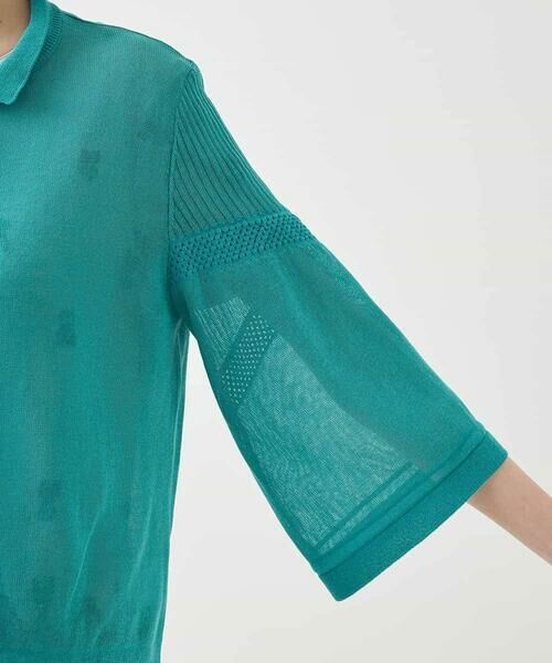 HIROKO BIS / ヒロコビス カーディガン・ボレロ | ボリュームスリーブニットカーディガン /洗える | 詳細3