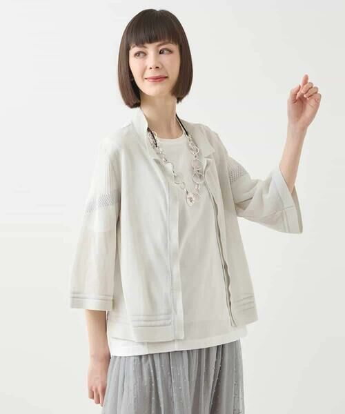 HIROKO BIS / ヒロコビス カーディガン・ボレロ | ボリュームスリーブニットカーディガン /洗える | 詳細9