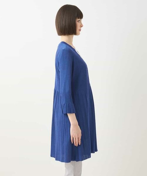 HIROKO BIS / ヒロコビス カーディガン・ボレロ | メタリックヤーンリブニットカーディガン | 詳細1