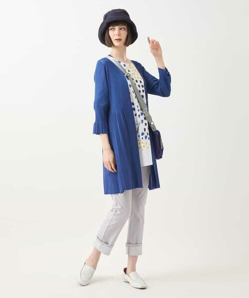 HIROKO BIS / ヒロコビス カーディガン・ボレロ | メタリックヤーンリブニットカーディガン | 詳細12
