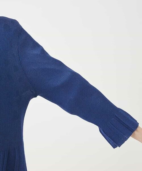 HIROKO BIS / ヒロコビス カーディガン・ボレロ | メタリックヤーンリブニットカーディガン | 詳細5