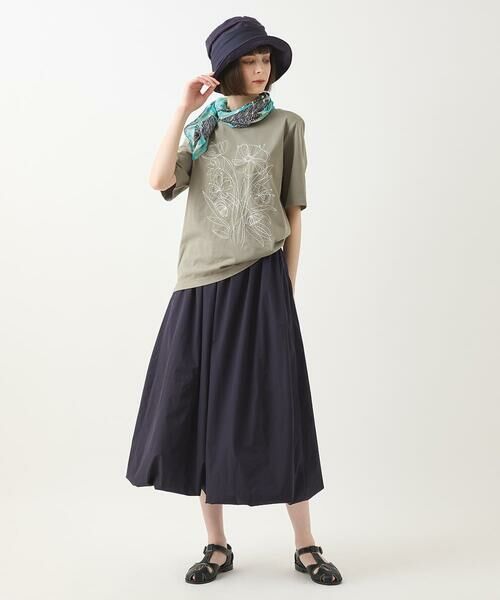 HIROKO BIS / ヒロコビス ロング・マキシ丈スカート | 【撥水】ストレッチタフタバルーンヘムスカート /洗濯機で洗える | 詳細11