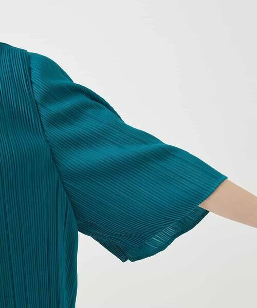 HIROKO BIS / ヒロコビス カーディガン・ボレロ | 【接触冷感】ランダムプリーツショートカーディガン /洗える | 詳細7