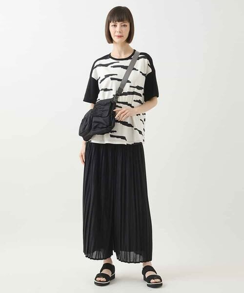 HIROKO BIS / ヒロコビス カットソー | モノトーンジャカードデザインカットソー /洗える | 詳細10