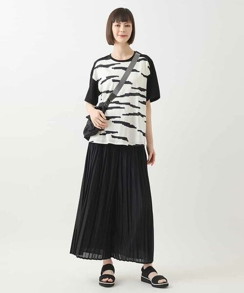 HIROKO BIS / ヒロコビス カットソー | モノトーンジャカードデザインカットソー /洗える | 詳細11