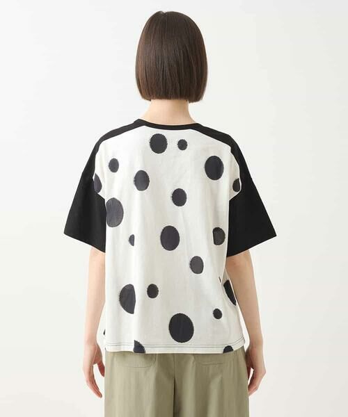 HIROKO BIS / ヒロコビス カットソー | モノトーンジャカードデザインカットソー /洗える | 詳細14