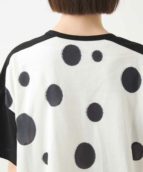 HIROKO BIS / ヒロコビス カットソー | モノトーンジャカードデザインカットソー /洗える | 詳細16