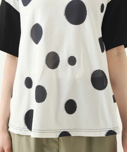 HIROKO BIS / ヒロコビス カットソー | モノトーンジャカードデザインカットソー /洗える | 詳細18