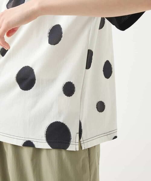 HIROKO BIS / ヒロコビス カットソー | モノトーンジャカードデザインカットソー /洗える | 詳細19