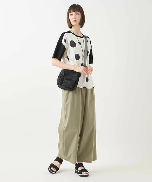 HIROKO BIS / ヒロコビス カットソー | モノトーンジャカードデザインカットソー /洗える | 詳細21