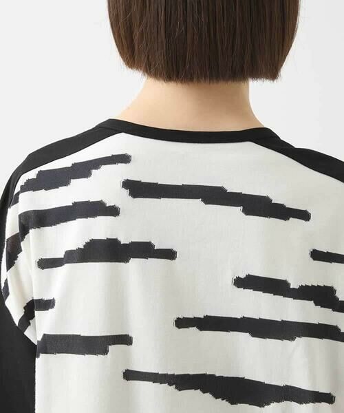 HIROKO BIS / ヒロコビス カットソー | モノトーンジャカードデザインカットソー /洗える | 詳細4