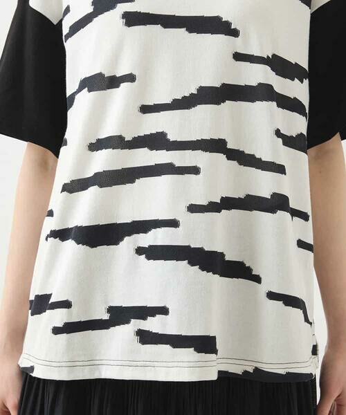 HIROKO BIS / ヒロコビス カットソー | モノトーンジャカードデザインカットソー /洗える | 詳細6