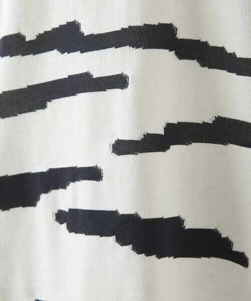 HIROKO BIS / ヒロコビス カットソー | モノトーンジャカードデザインカットソー /洗える | 詳細8