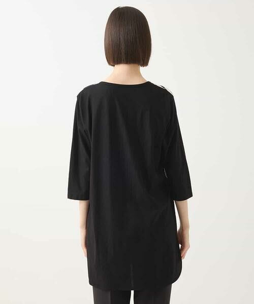 HIROKO BIS / ヒロコビス チュニック | モノトーンジャカードチュニックプルオーバー /洗える | 詳細14