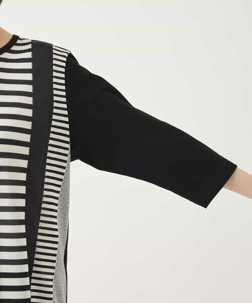HIROKO BIS / ヒロコビス チュニック | モノトーンジャカードチュニックプルオーバー /洗える | 詳細17