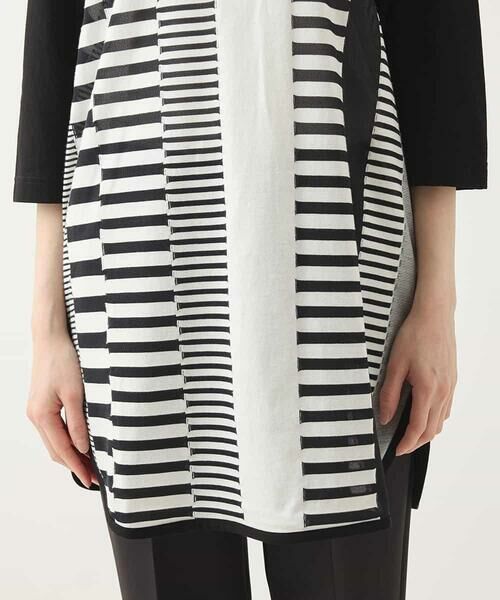 HIROKO BIS / ヒロコビス チュニック | モノトーンジャカードチュニックプルオーバー /洗える | 詳細18