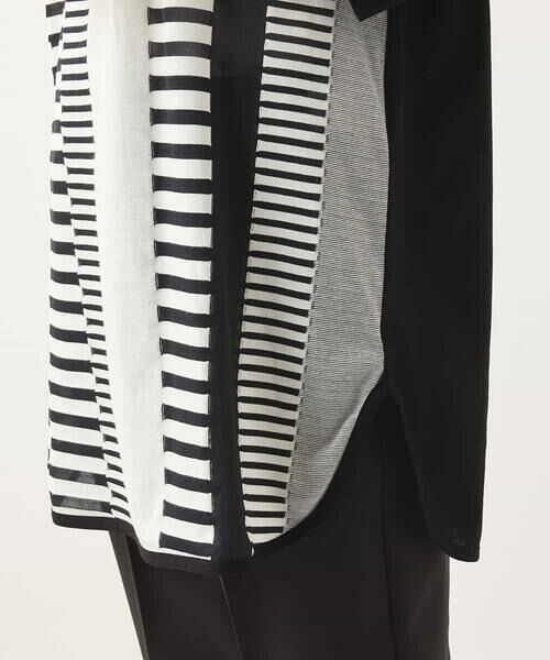 HIROKO BIS / ヒロコビス チュニック | モノトーンジャカードチュニックプルオーバー /洗える | 詳細19