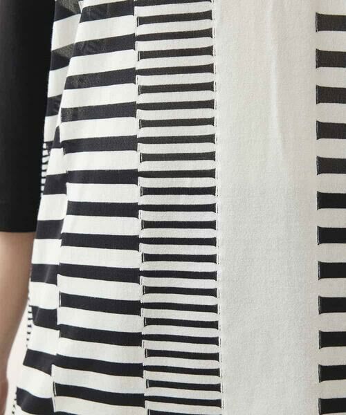 HIROKO BIS / ヒロコビス チュニック | モノトーンジャカードチュニックプルオーバー /洗える | 詳細20