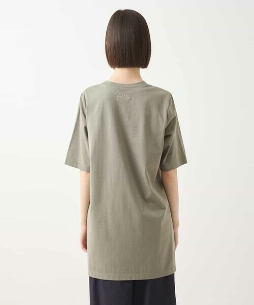 HIROKO BIS / ヒロコビス チュニック | ステッチ刺繍デザインチュニックTシャツ /洗える | 詳細2