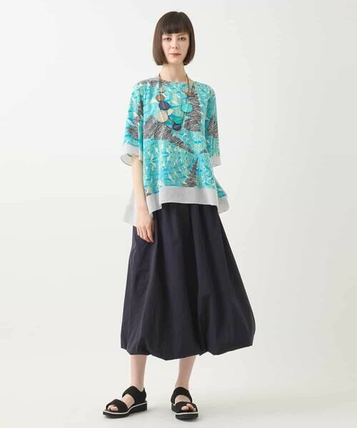 HIROKO BIS / ヒロコビス カットソー | デジタルパターンデザインプルオーバー /洗濯機で洗える | 詳細10