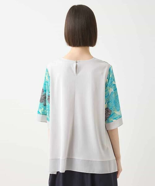 HIROKO BIS / ヒロコビス カットソー | デジタルパターンデザインプルオーバー /洗濯機で洗える | 詳細2