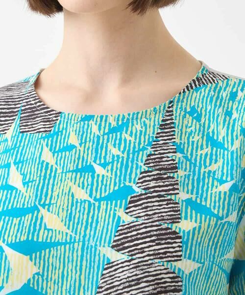 HIROKO BIS / ヒロコビス カットソー | デジタルパターンデザインプルオーバー /洗濯機で洗える | 詳細3