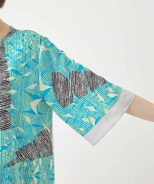 HIROKO BIS / ヒロコビス カットソー | デジタルパターンデザインプルオーバー /洗濯機で洗える | 詳細5
