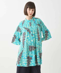 HIROKO BIS / ヒロコビス チュニック | デジタルパターンチュニックブラウス /洗える