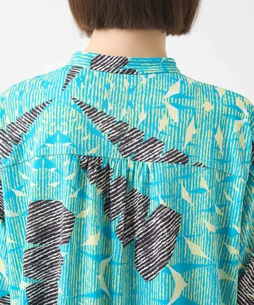 HIROKO BIS / ヒロコビス チュニック | デジタルパターンチュニックブラウス /洗える | 詳細3